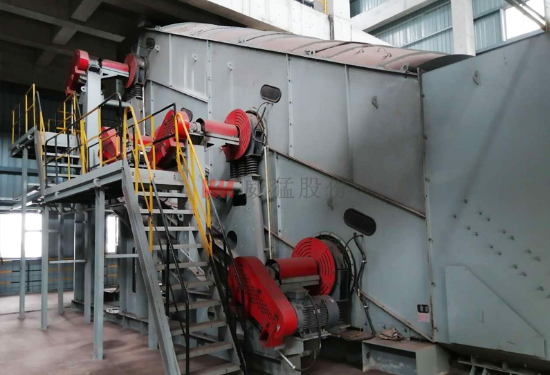 唐山某鋼鐵復頻篩X使用現場