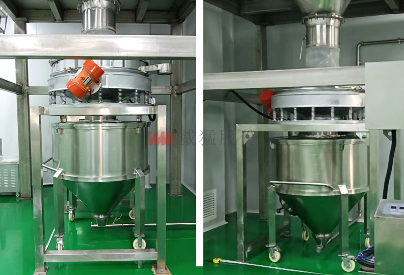 食品行業(yè)分布篩使用現(xiàn)場