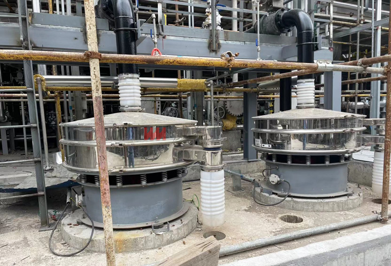 化工行業(yè)分布篩使用現(xiàn)場(chǎng)